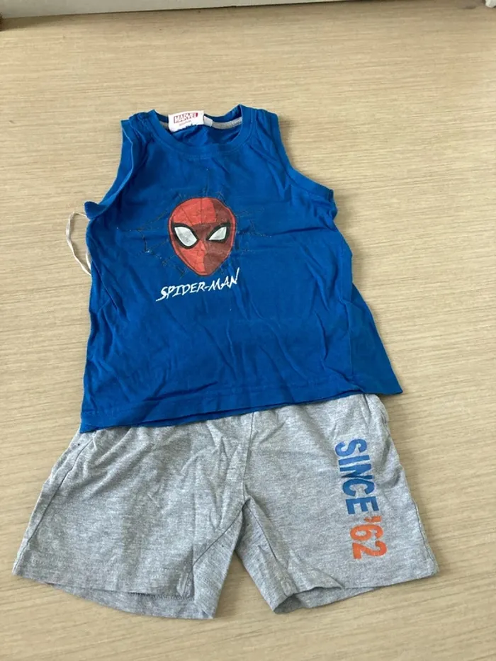 Pyjama d’été Spiderman Marvel