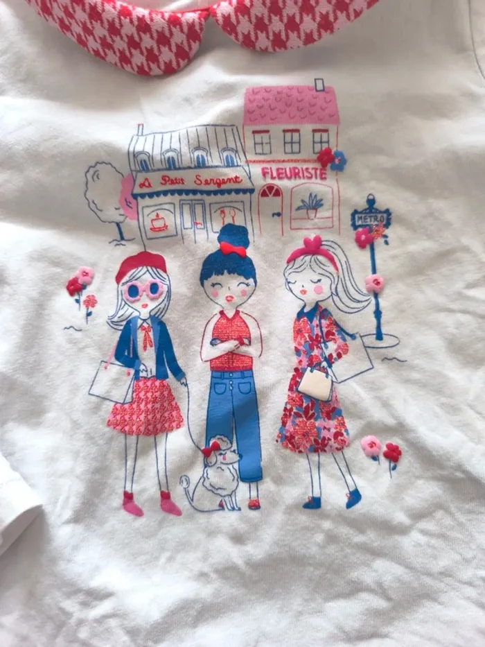 Tee shirt manche longue sergent major 3 ans 98 cm - photo numéro 4