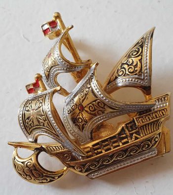 Broche galion Tolede