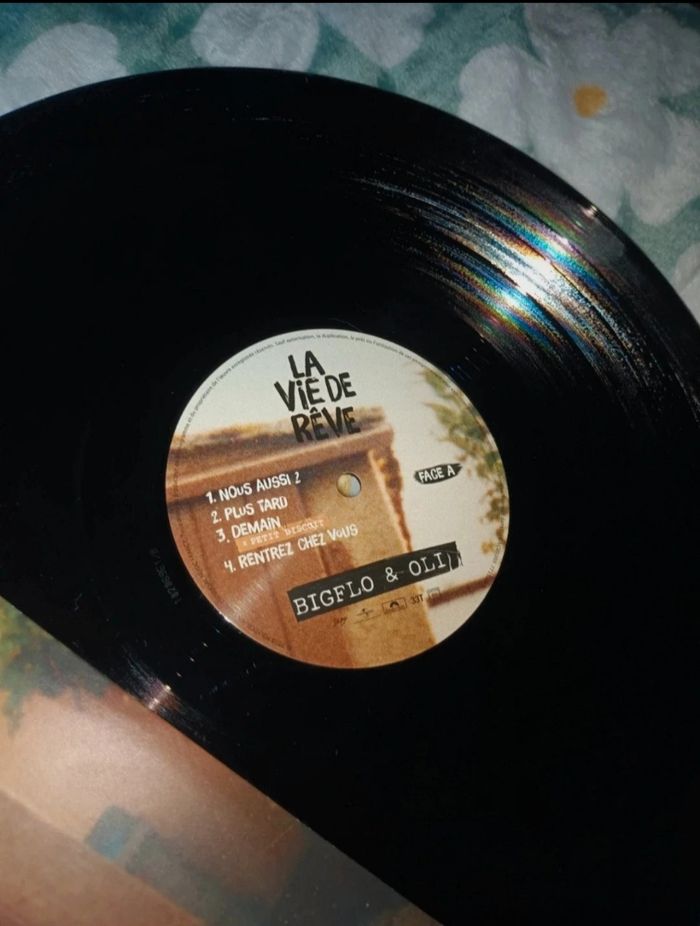 Double Vinyle | Bigflo & Oli " La Vie De Rêve " 💐 - photo numéro 7