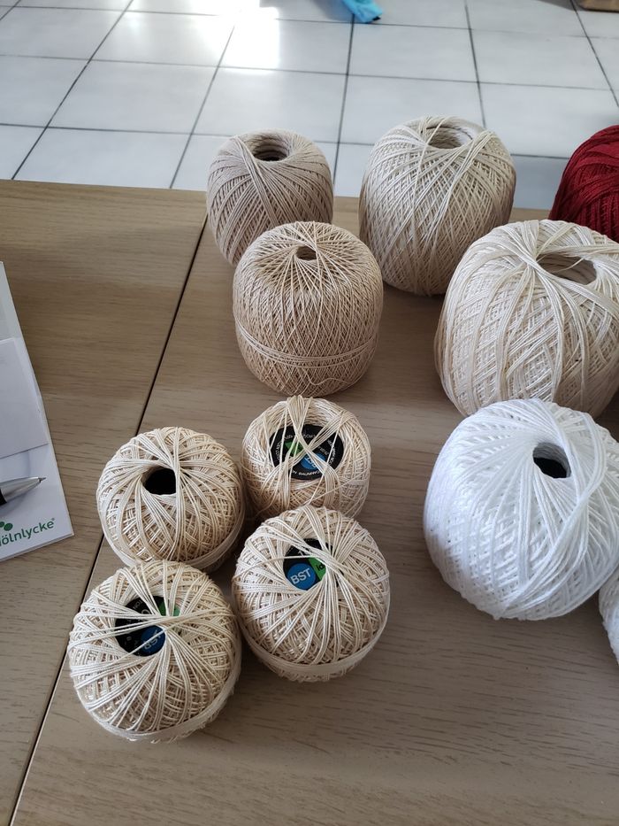 Lot fils pour crochet - photo numéro 4