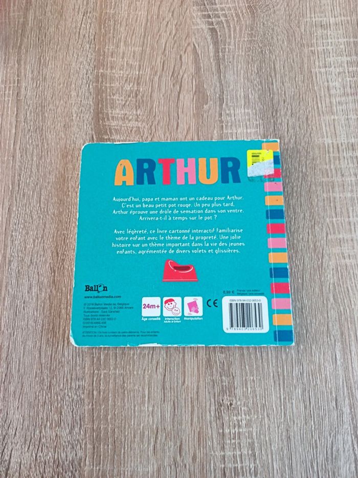 Livre Arthur va sur le pot - photo numéro 2