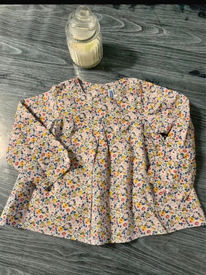 Chemise fleurie jacadi 3 ans