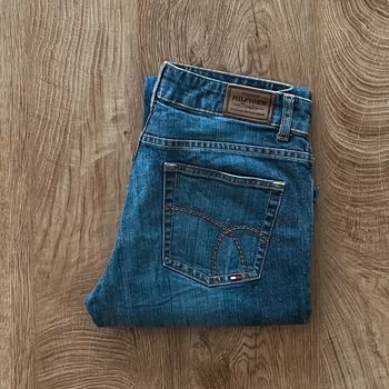 Jean/pantalon bleu marine Tommy Hilfiger Bootcut/flare pour femme, taille W 26 (36 taille française)
