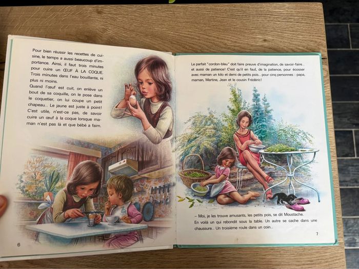 Livre Vintage Martine fait la cuisine pour Enfants - photo numéro 7