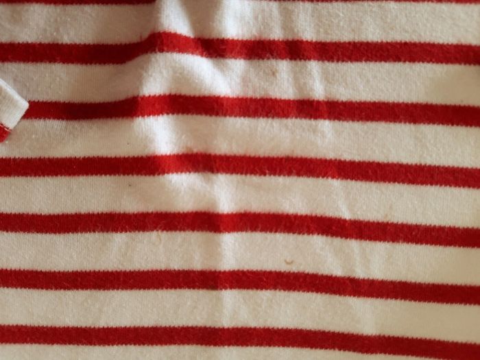 Haut marin fille-garçon 18-24 mois / Rayé Blanc - photo numéro 2