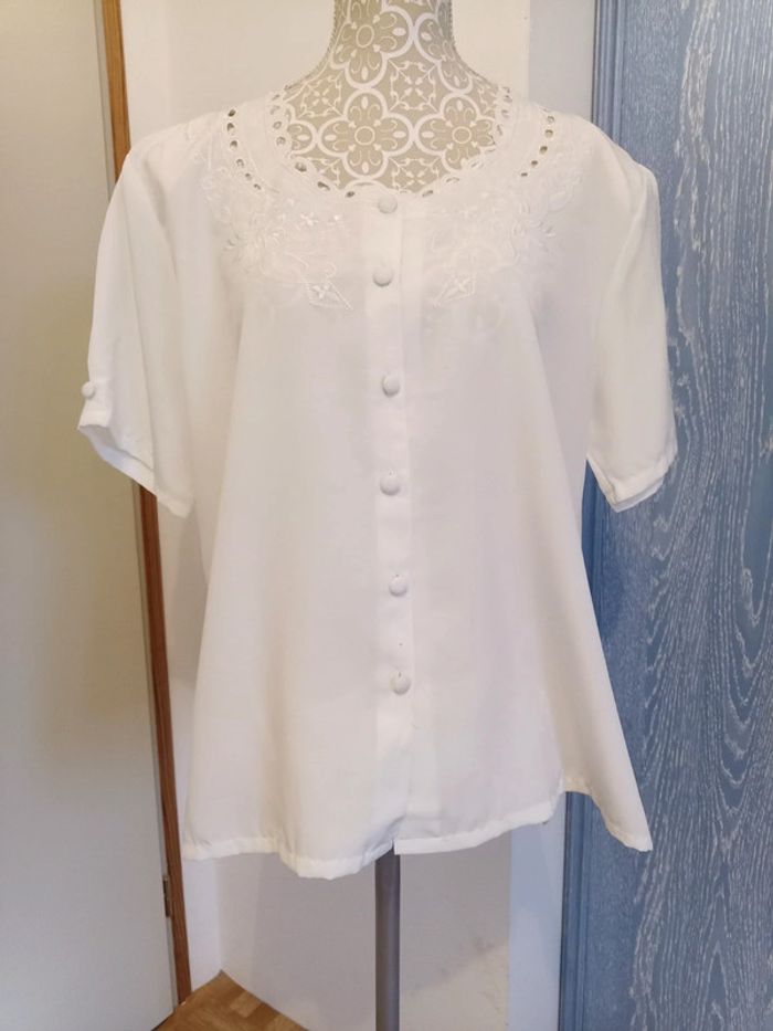 Chemisier / blouse femme blanc