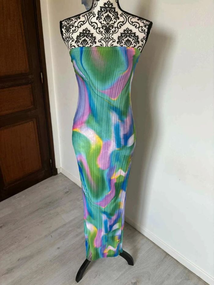 Robe Bustier multicolore 38 - photo numéro 2