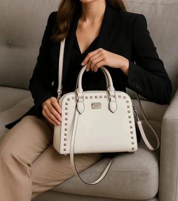 Sac à bandoulière blanc Michael Kors