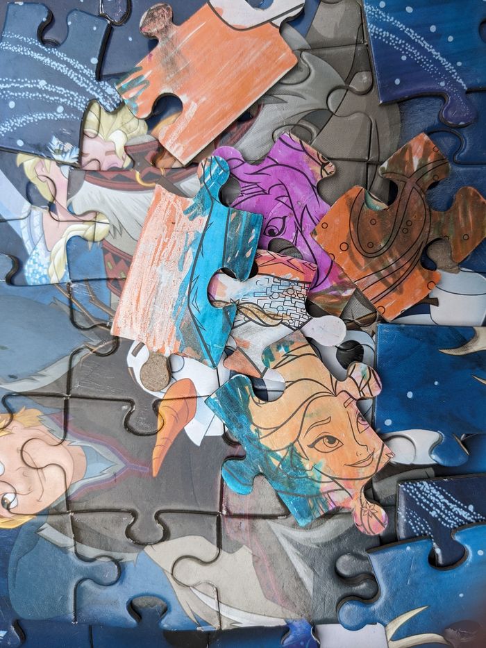 Puzzle reine des neiges 45 pieces - photo numéro 3