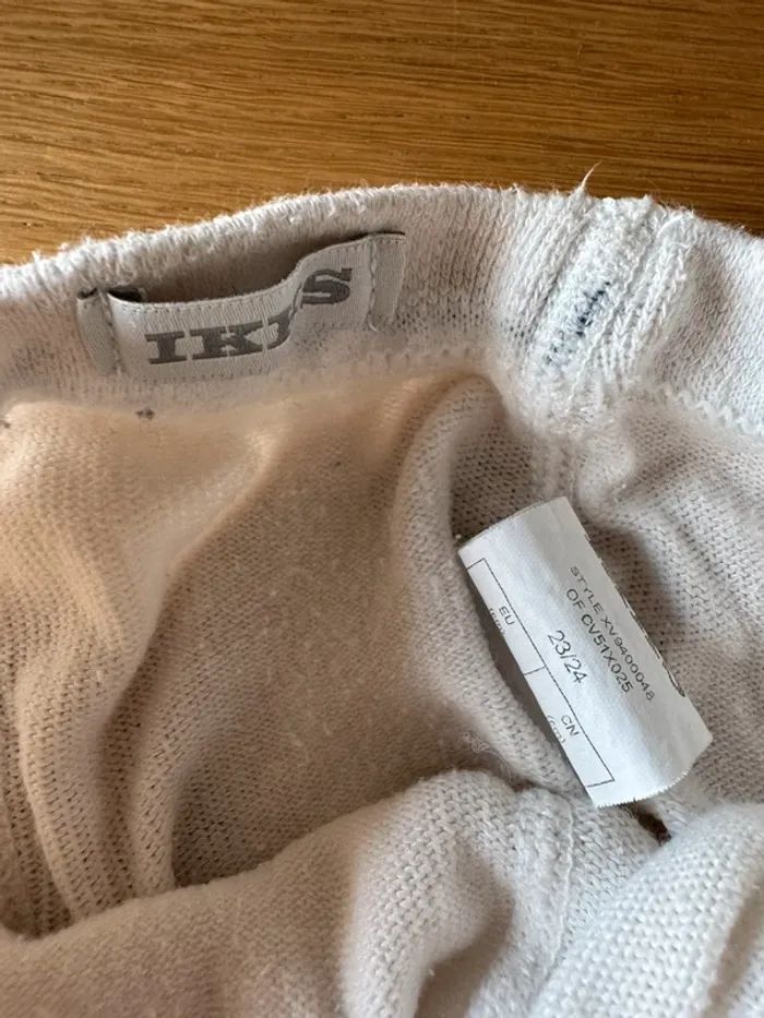 Collant bleu marine (+blanc cassé offert) - Taille 3/4 Ans (pointure 23/24) - photo numéro 11