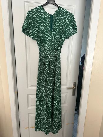 Robe longue verte TU