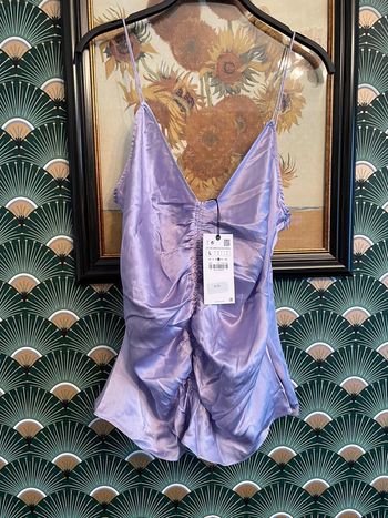 Jolie top zara taille L 100% soie