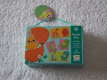 Jeu "Puzzle Duo Articulo Les oeufs rigolos" Djeco pour enfants (2 ans +)