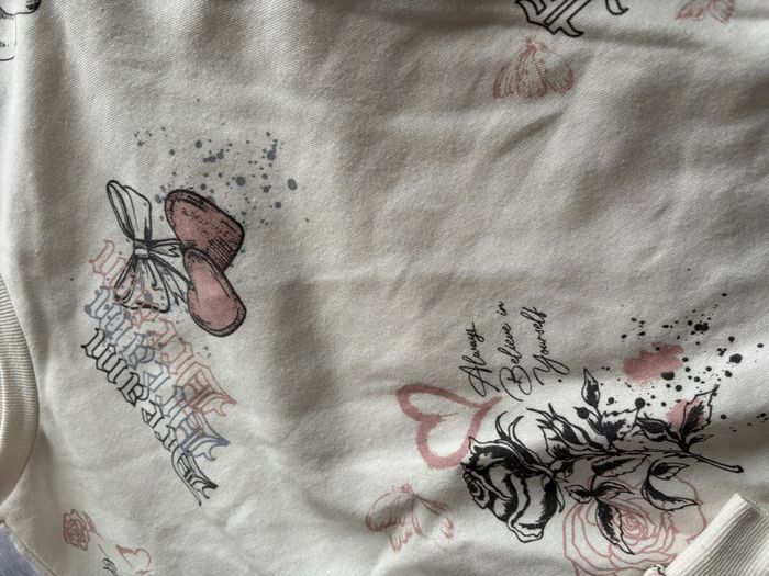 Sweat blanc cassé avec dessin - photo numéro 2