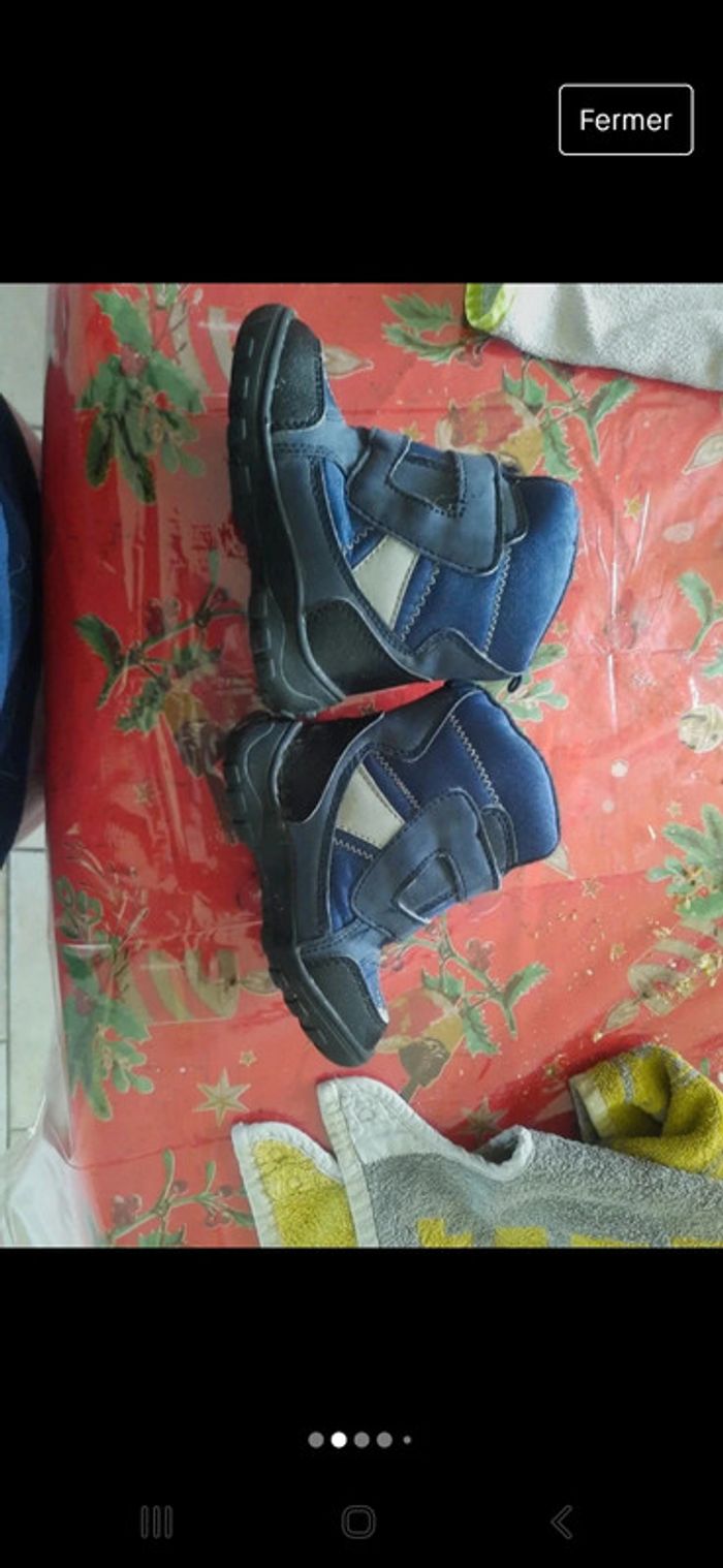 Botte après-ski bleu et noir - photo numéro 2