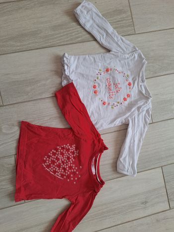 T shirt manche longue fille 3 mois