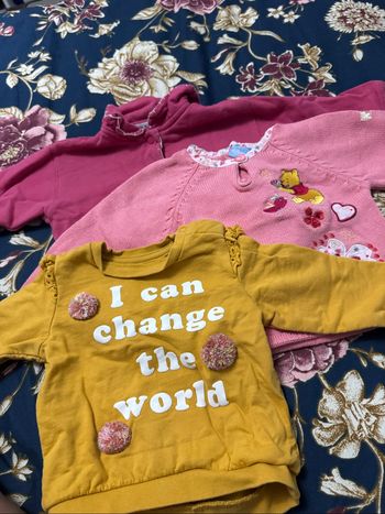 🎀 Gros lot vêtements fille – Taille 6 mois 👶💕