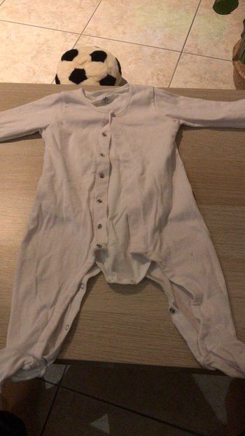 Pyjama body petit bateau milleraie rose pale