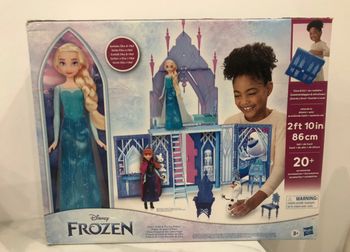 Château pour poupée Disney La Reine des Neiges le Palais de glace d'Elsa. Neuf.