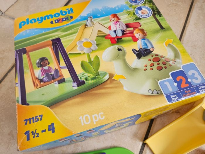 Parc playmobil 1 2 3 et boite - photo numéro 3