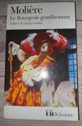Livre de poche moliere le bougeois gentillhomme