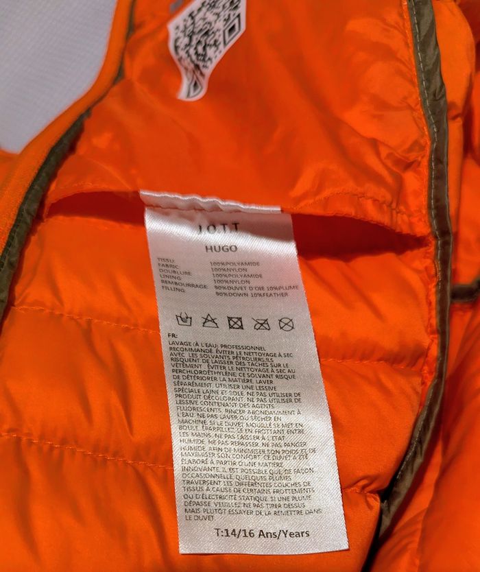 Doudoune Jott enfant orange - photo numéro 4