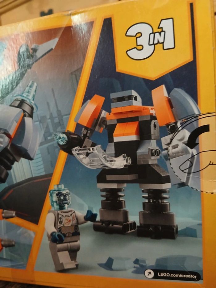 Lego creator 3en1 31111 drone robot scooter - photo numéro 3