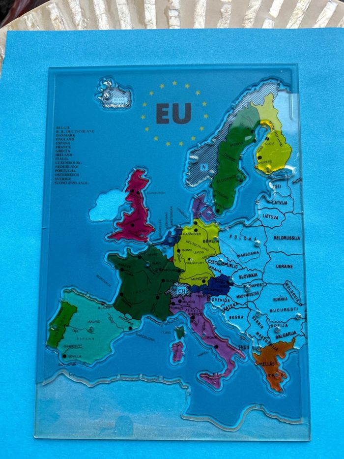 Carte scolaire de l Europe - photo numéro 2