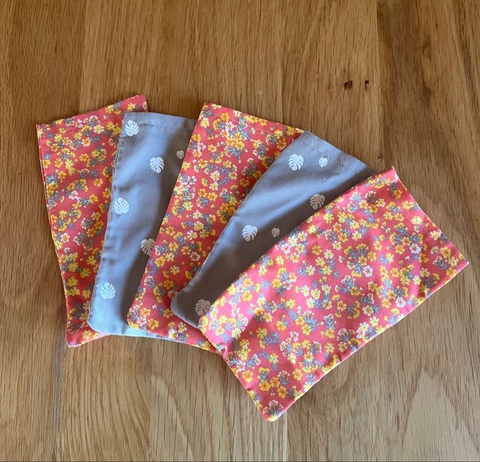 Tissus de récupération petites pochettes - photo numéro 3