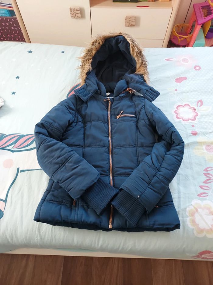 Blouson fille bleu marine 10 ans fille orchestra