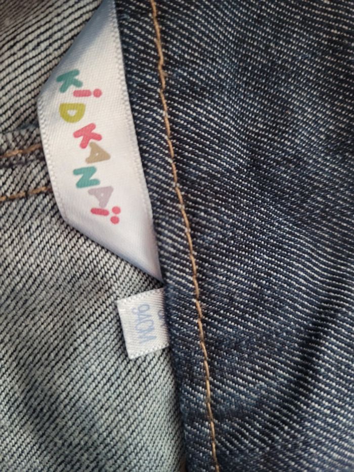 Salopette short en jeans - photo numéro 6