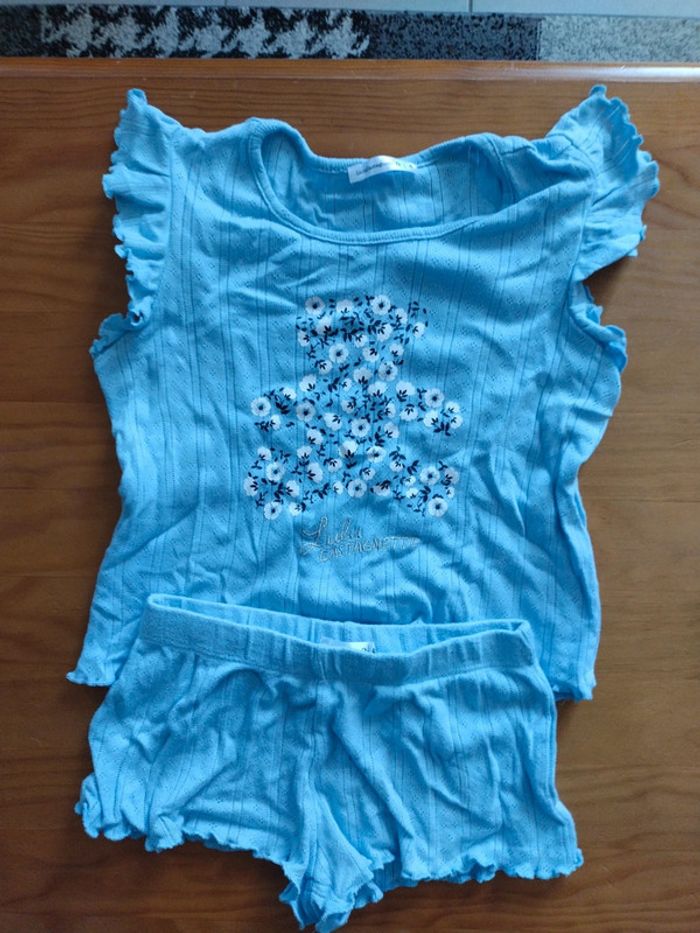 Pyjama été fille 4 ans Lulu Castagnette