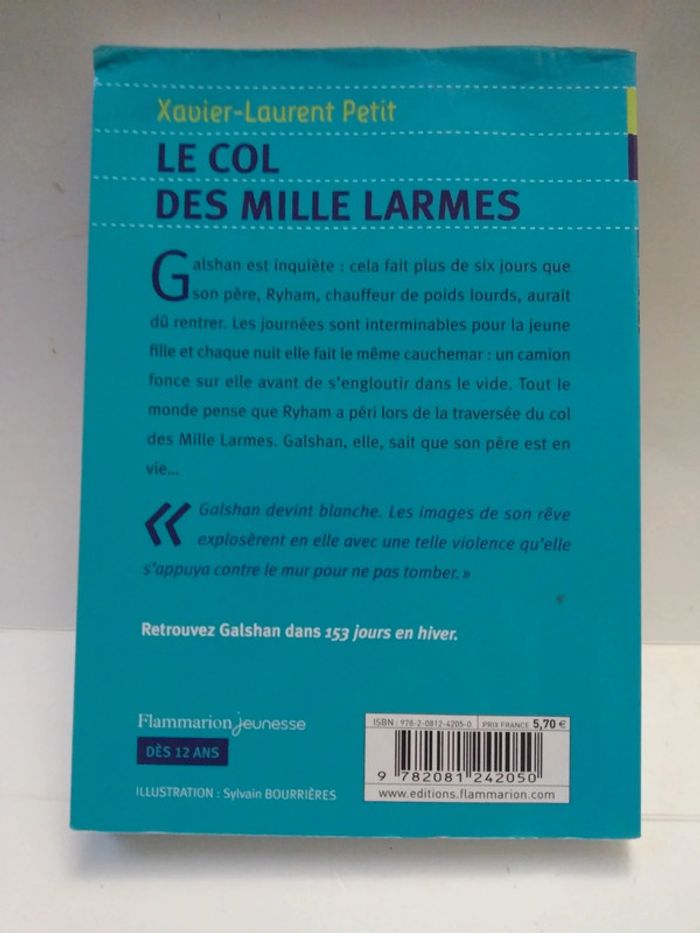 Le col des mille larmes - photo numéro 2
