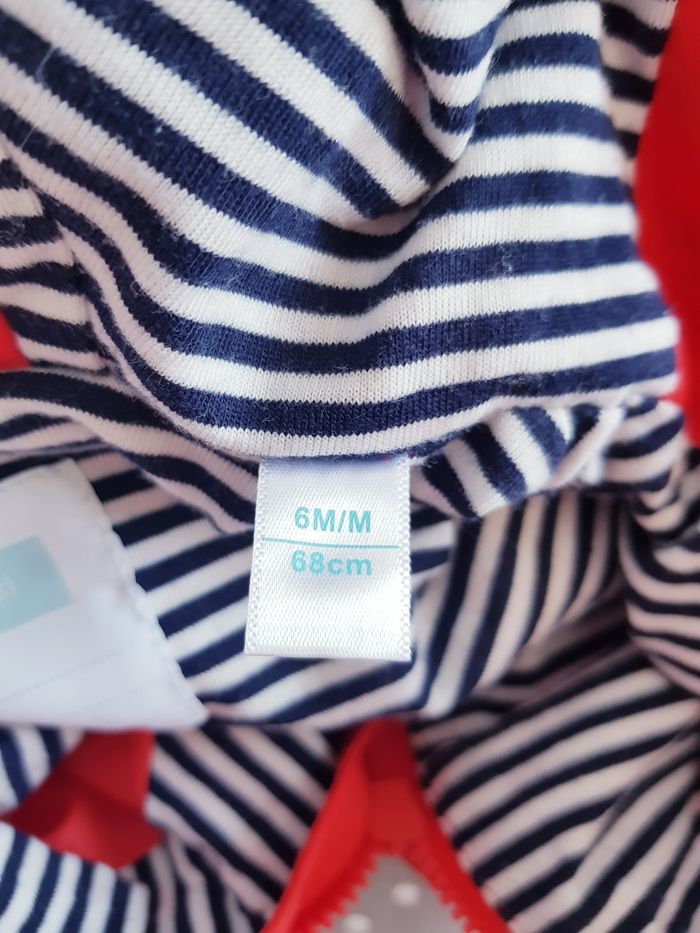 Obaïbi - Veste imperméable déperlante - Rouge - Neuve ! (6 mois) - photo numéro 4