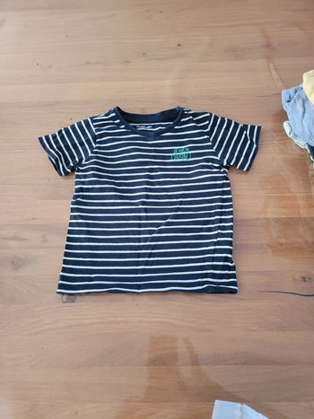Tshirt manches courtes marinière Verbaudet