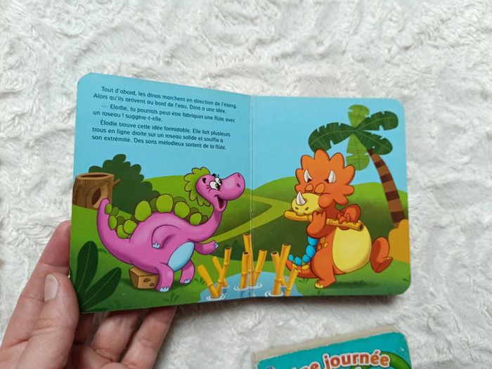 Lot de 2 livres cartonnés bébé enfant Groupe né Journée spéciale Lis et Joue Phidal - photo numéro 2