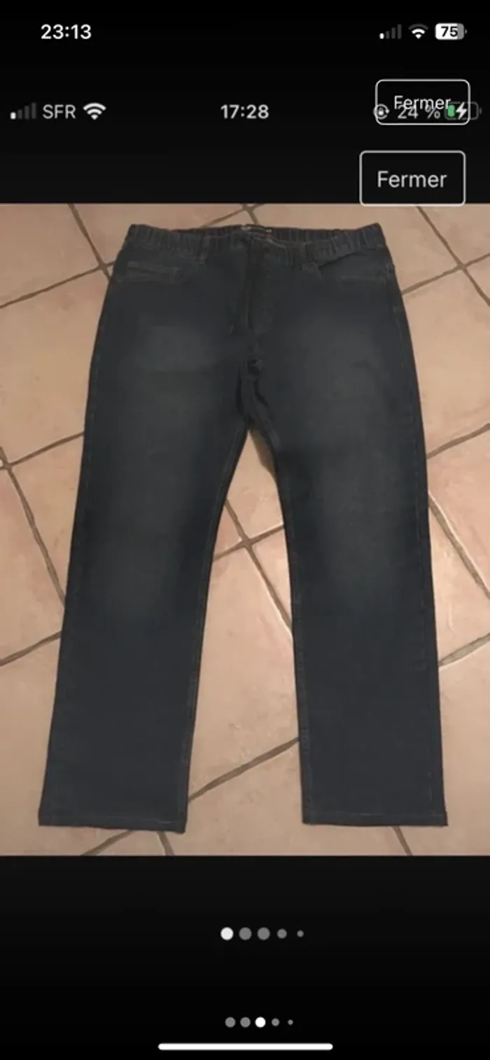Magnifique jeans homme en 48 de marque Complice excellent état proche du neuf - photo numéro 4