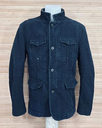 Veste noire bleuté homme - Élégance intemporelle