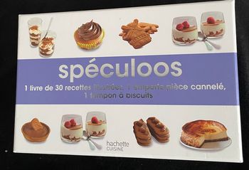 Livre de 30 Recettes Illustrées 1 emporte-pièce Cannelé 1 Tampon à Biscuits