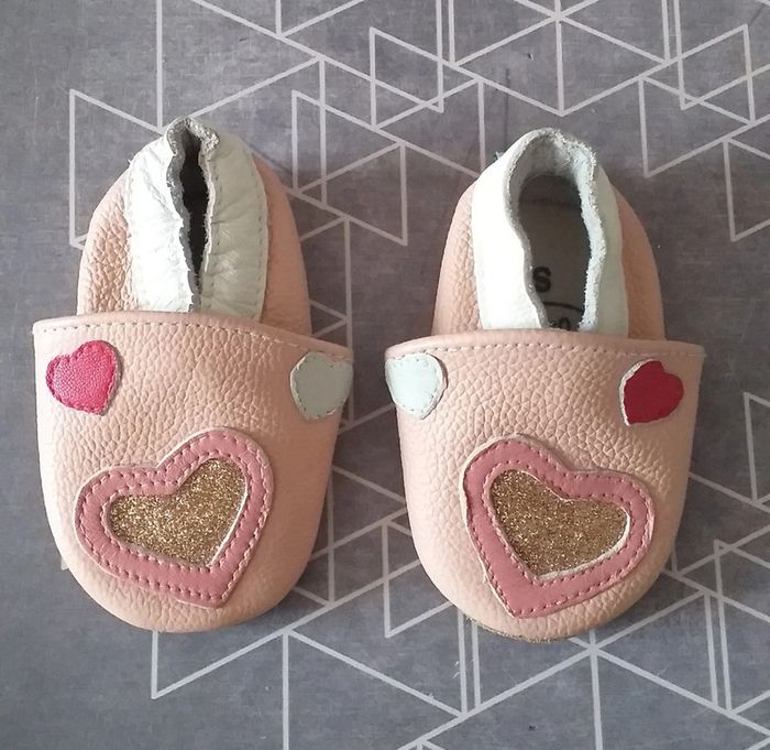 Chaussons cuir