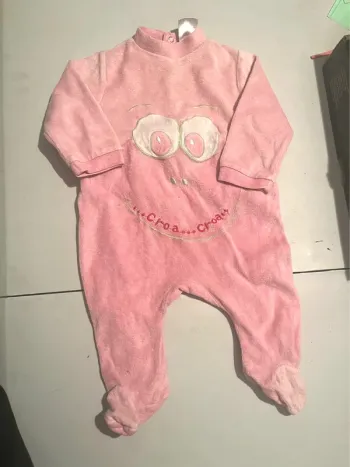 Pyjama 1 pièce pour bébé fille à longue manche