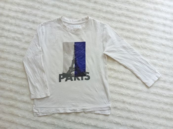 Tshirt ML garçon 6ans 🩶🤍