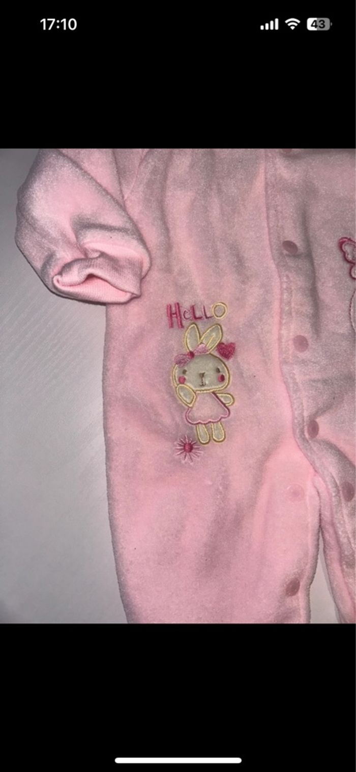 Pyjama doux 0/3 mois - photo numéro 4