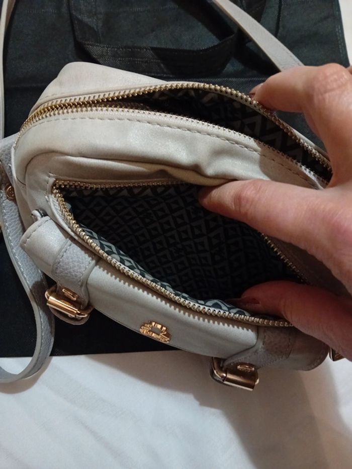 Sac Bandouillère Lulu Castagnette Gris Clair - photo numéro 6