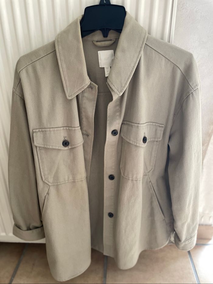 Veste en jean longue H&M – Taille S – Intemporelle et tendance - photo numéro 4