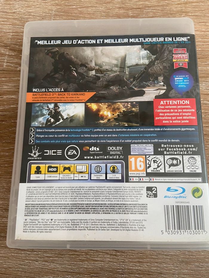 Battlefield 3 limited edition ps3 - photo numéro 4