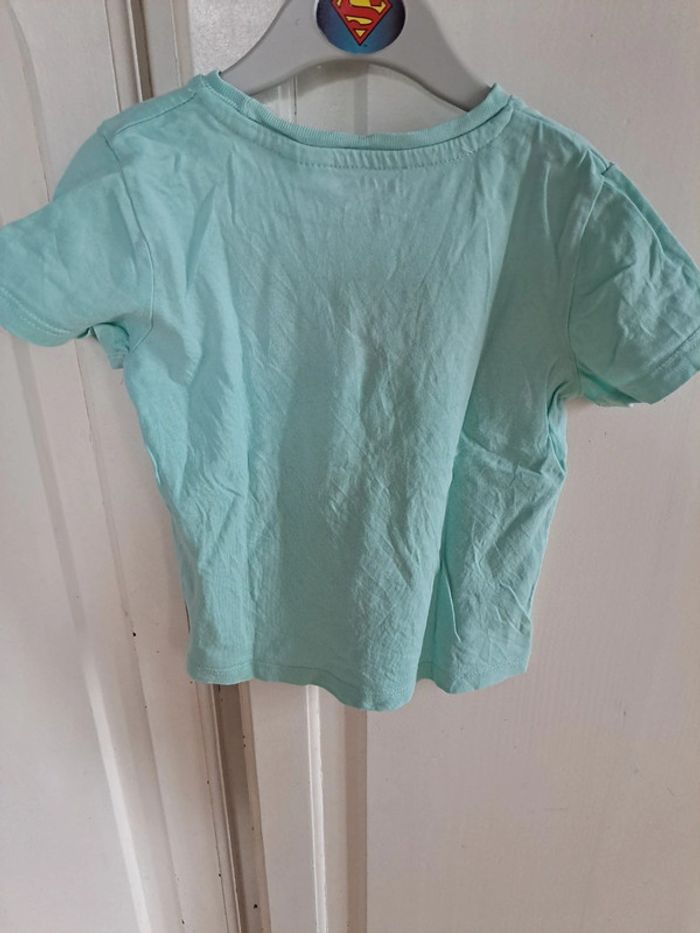 Tee-shirt bleu clair crocodile 86cm 12/18 mois - photo numéro 2