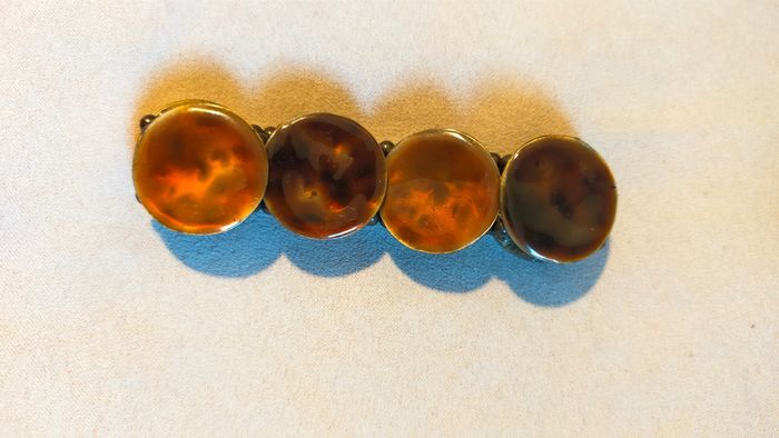 Bracelet vintage effet écaille – Collection Sable & Ébène - photo numéro 5