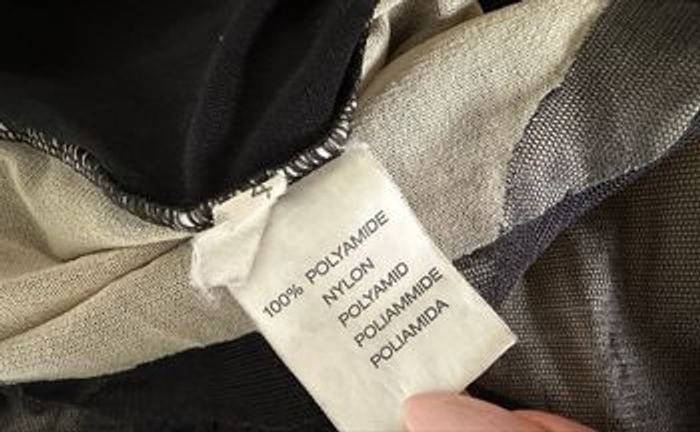 Top en mesh et broderies beige et noir Georges Rech T38 M - photo numéro 7